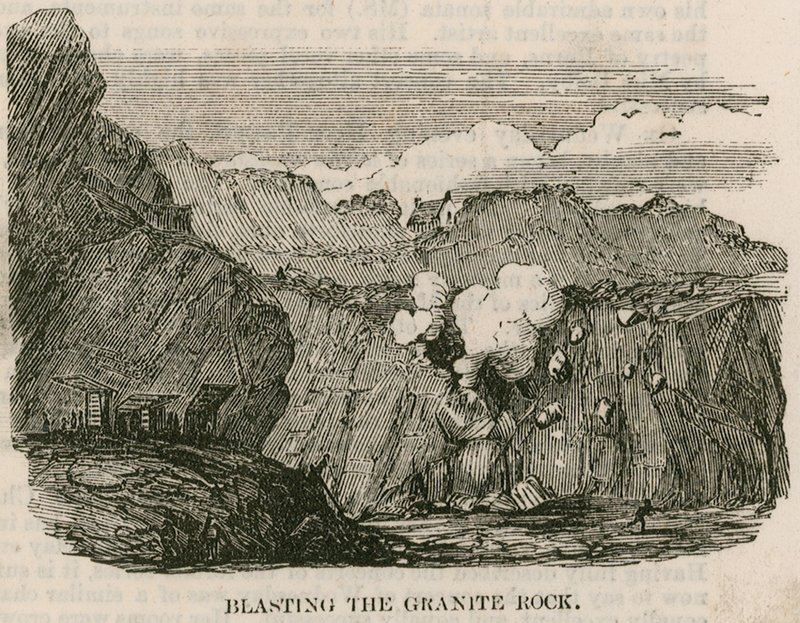 Granit Kayasını Patlatma, Rubislaw, Aberdeen by English School
