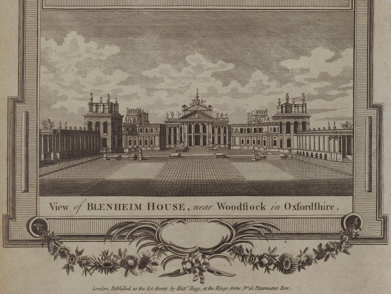 Blenheim Sarayı, Woodstock, Oxfordshire by English School