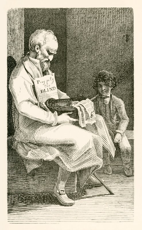 Hayatında cin tatmamış kör adam by English School