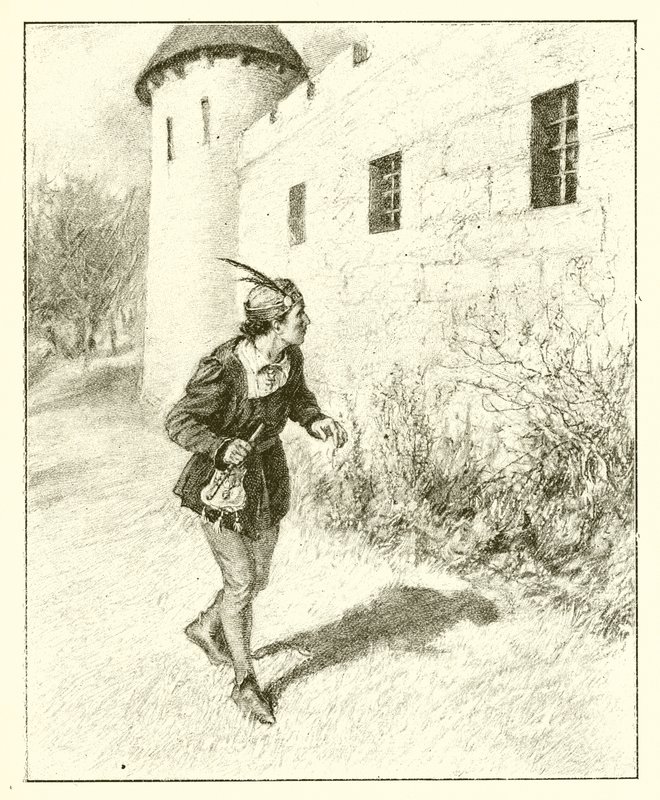 Blondel, Müziğin kendisine doğru süzüldüğünü duydu by English School