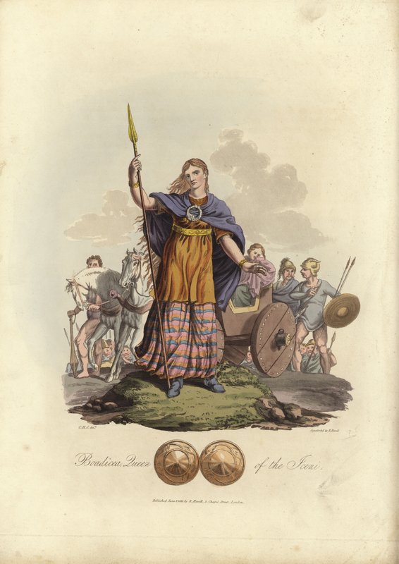 Boadicea, Iceni Kraliçesi by English School