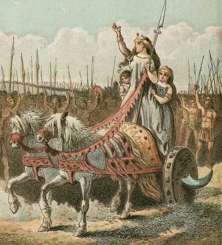 Boadicea ve ordusu by English School
