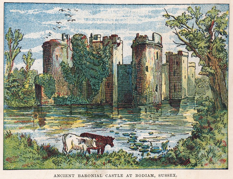 Bodiam Kalesi, Sussex by English School