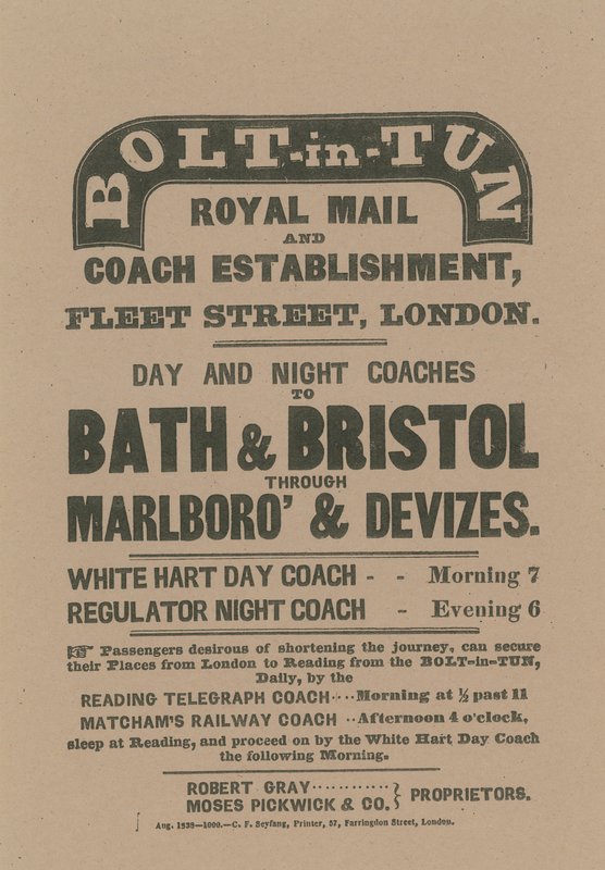 Bolt-in-Tun Royal Mail ve Coach Kurulumu by English School
