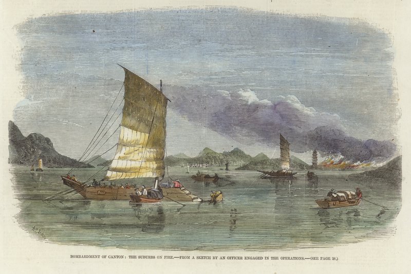 Kanton bombardımanı by English School
