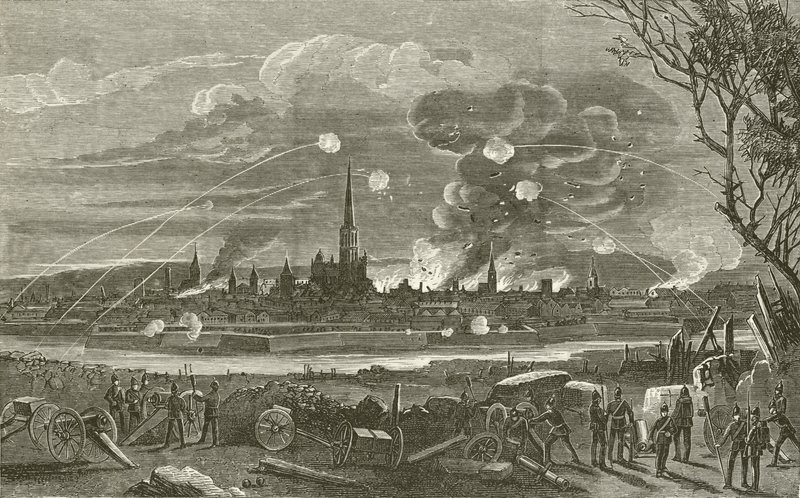 Strasburg bombardımanı by English School