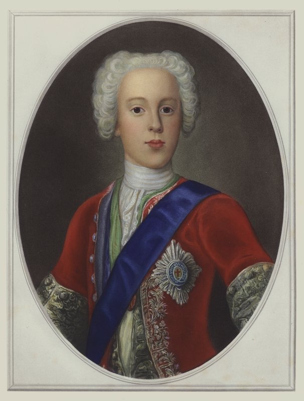 Bonnie Prince Charlie, Charles Edward Stuart, The Young Pretender (renkli taş) by English School