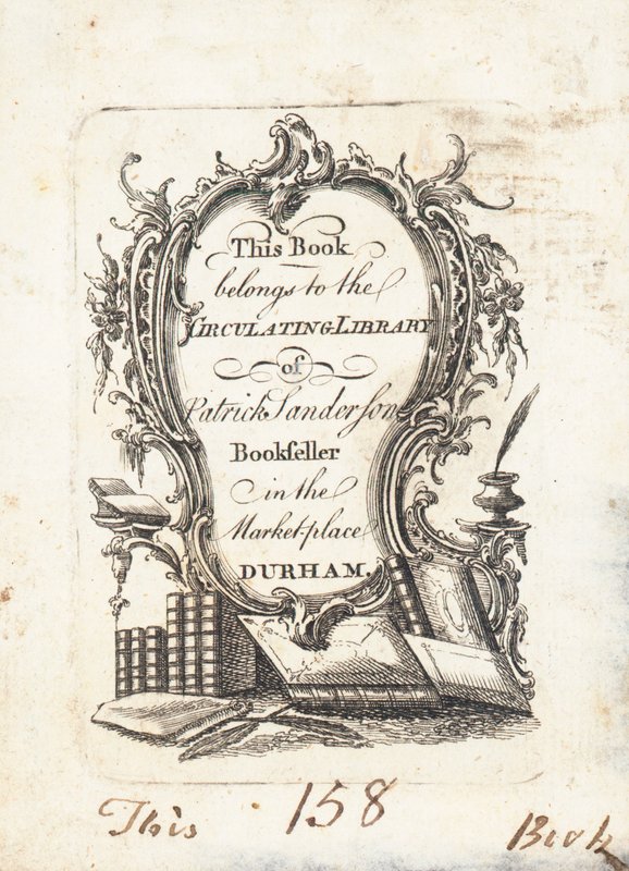 Kitap plakası, Patrick Sanderson by English School