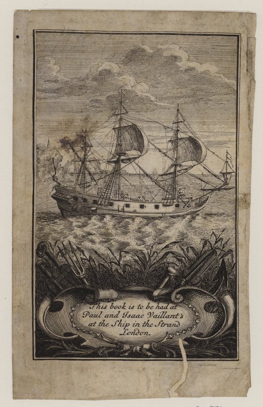 Kitapçılar, Paul ve Isaac Vaillant, ticari kart by English School
