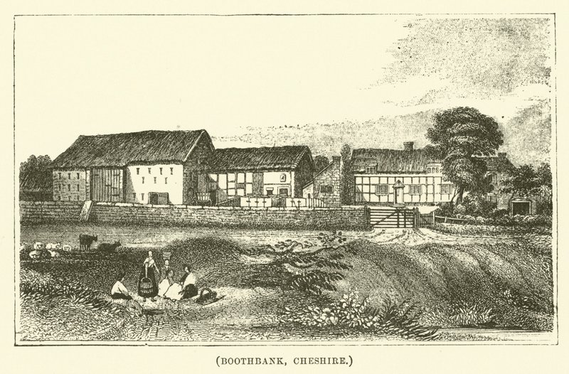 Boothbank, Cheshire (gravür) by English School