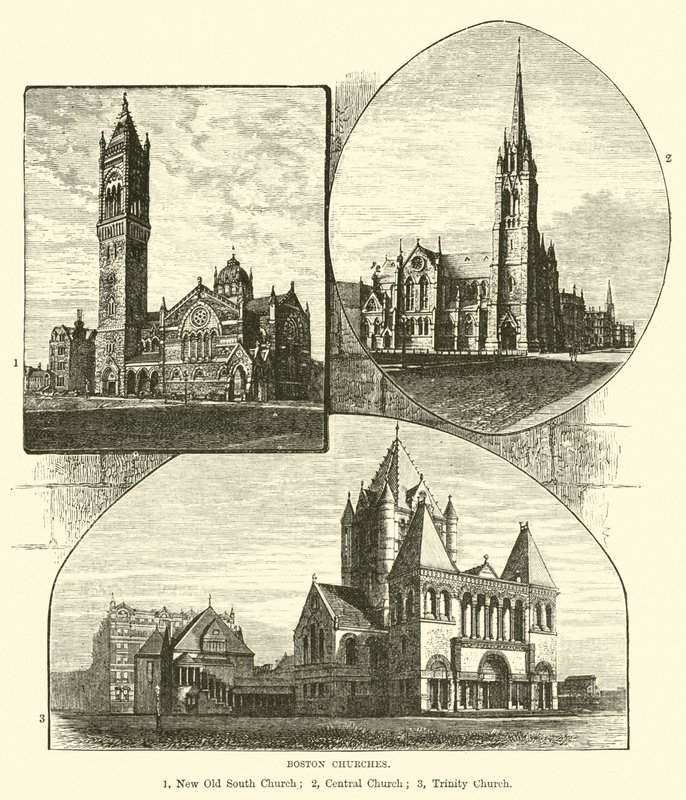 Boston kiliseleri by English School