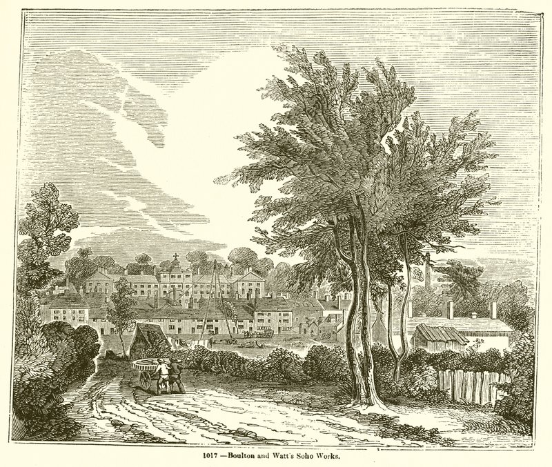 Boulton ve Watts Soho İşleri by English School