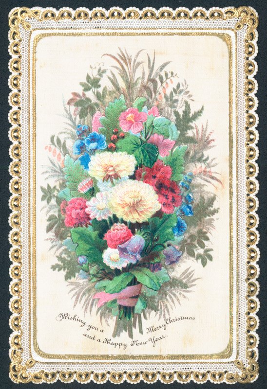 Çiçek Buketi, Noel Kartı by English School