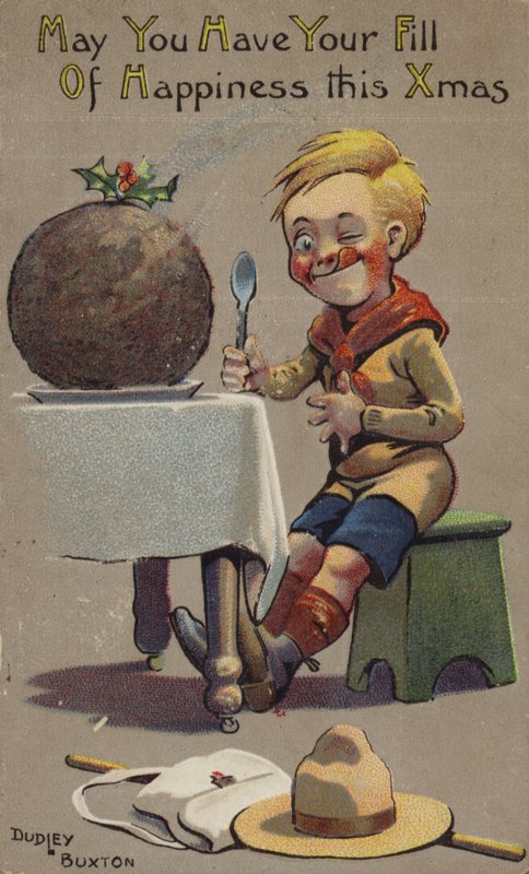 İzci Noel pudingine girmek üzere by English School