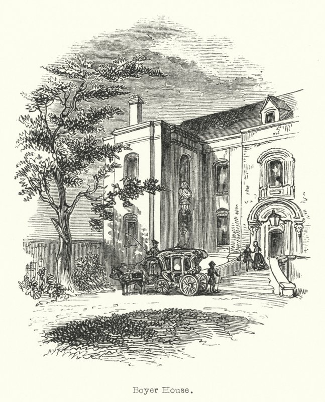 Boyer Evi (gravür) by English School