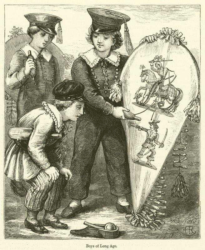 Uzun Zamanın Çocukları (gravür) by English School