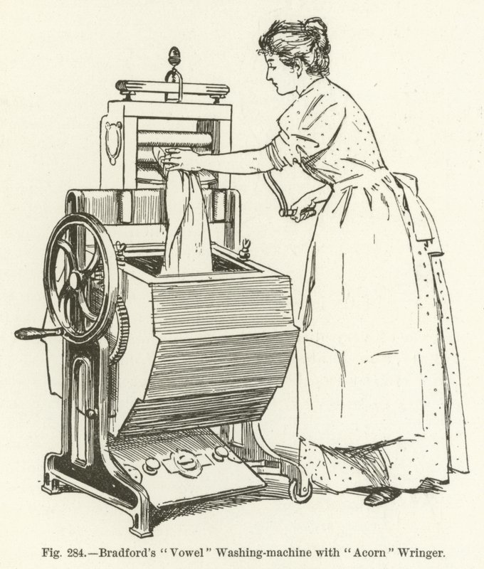 Acorn Wringer ile Bradfords Sesli Çamaşır Makinesi by English School