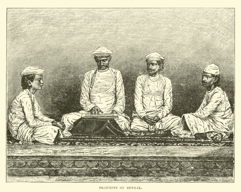 Bengal Brahminleri by English School