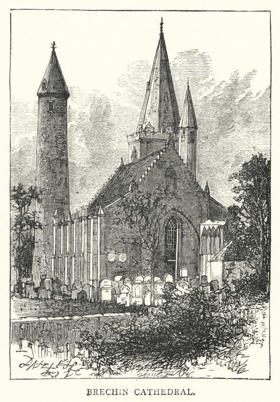Brechin Katedrali (gravür) by English School