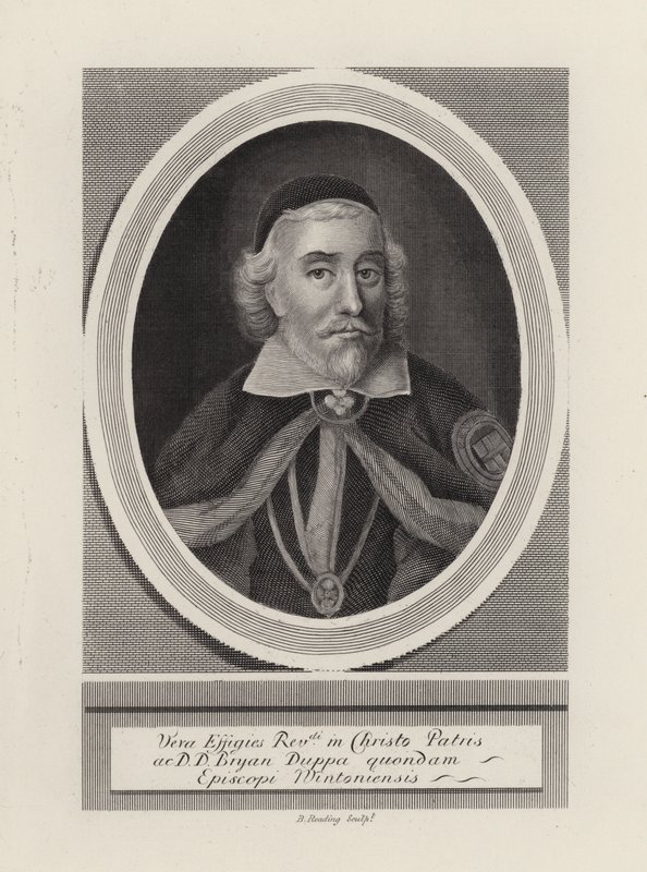 Brian Duppa, Winchester Piskoposu (gravür) by English School