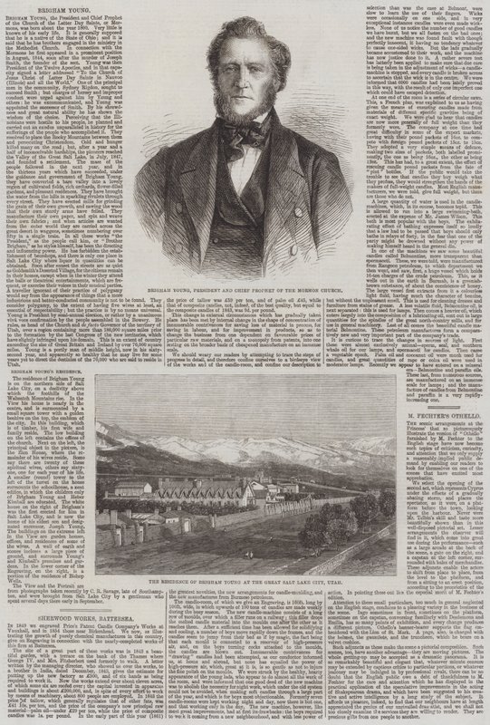 Brigham Young (gravür) by English School