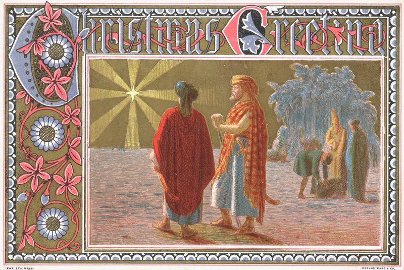 Parlak Kuzey Yıldızı, Noel Kartı by English School