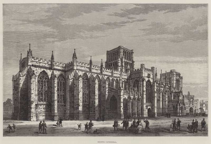 Bristol Katedrali (gravür) by English School