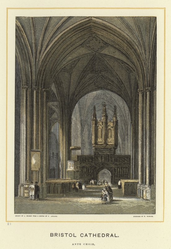 Bristol Katedrali, ön koro by English School