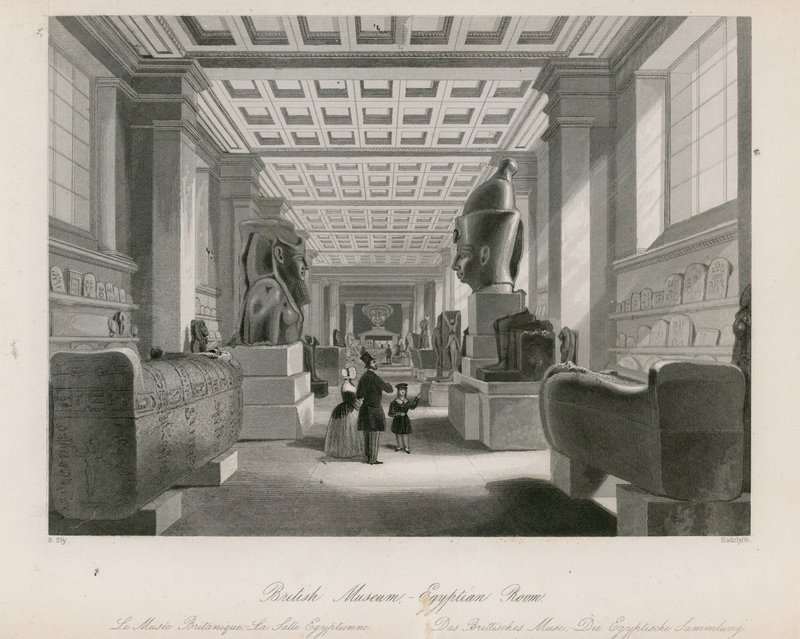 British Museum, Mısır Odası by English School