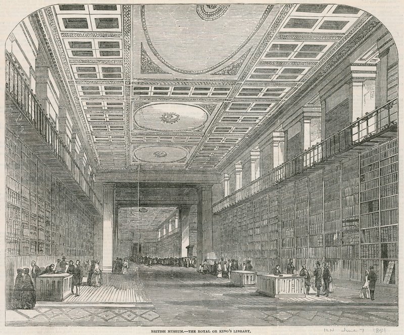 British Museum, Kraliyet veya Kings Kütüphanesi by English School