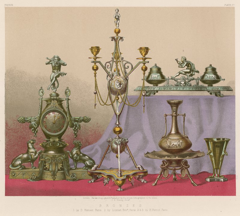 Bronzlar (kromolitho) by English School
