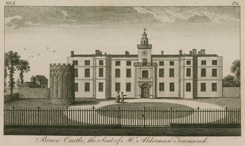 Bruce Castle, Tottenham, Londra, Bay Alderman Townsend'in koltuğu by English School