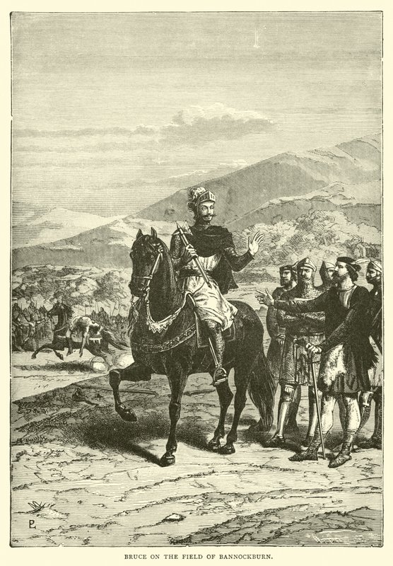 Bannockburn Alanında Bruce by English School