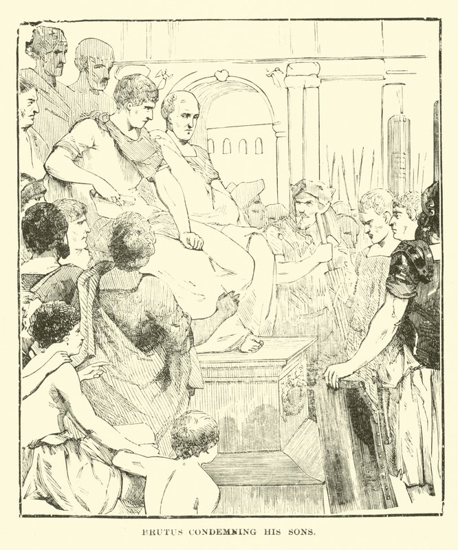 Brutus oğullarını mahkum ediyor by English School