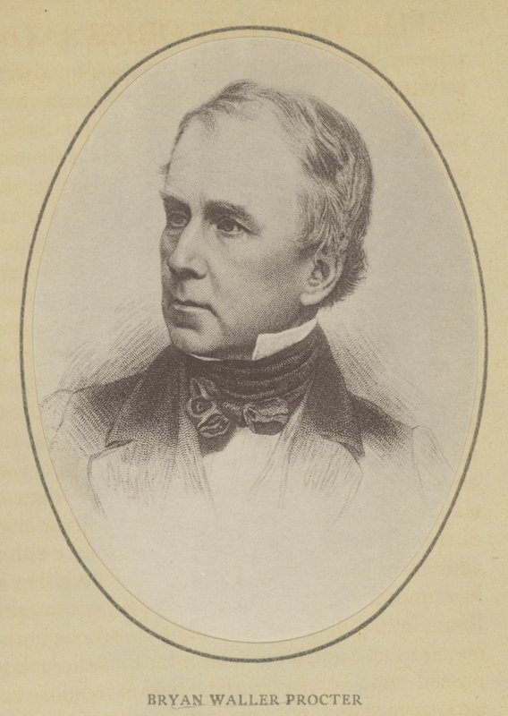 Bryan Waller Procter (taş) by English School