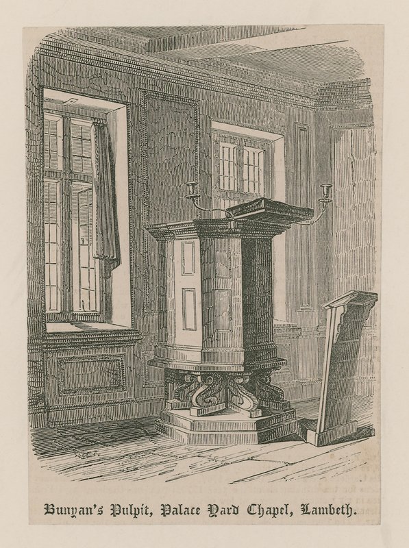 Bunyans Minber, Palace Yard Şapeli, Lambeth by English School