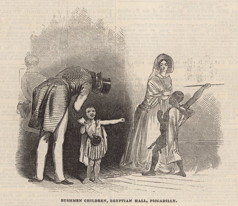 Bushman çocukları, Mısır Salonu by English School