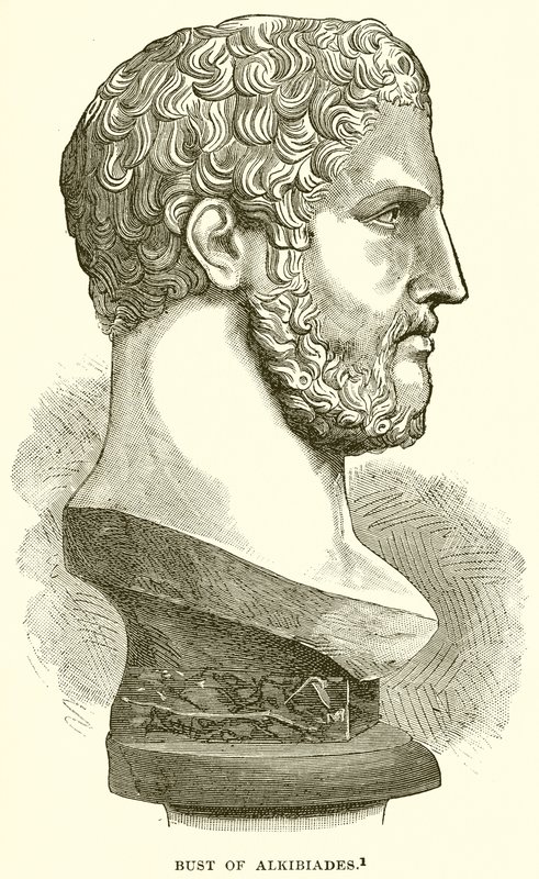 Alkibiades büstü by English School
