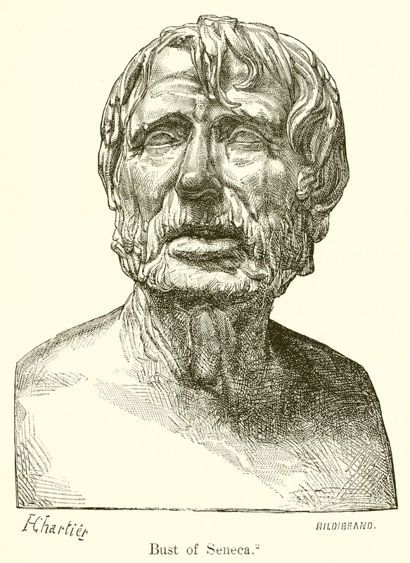 Seneca büstü by English School