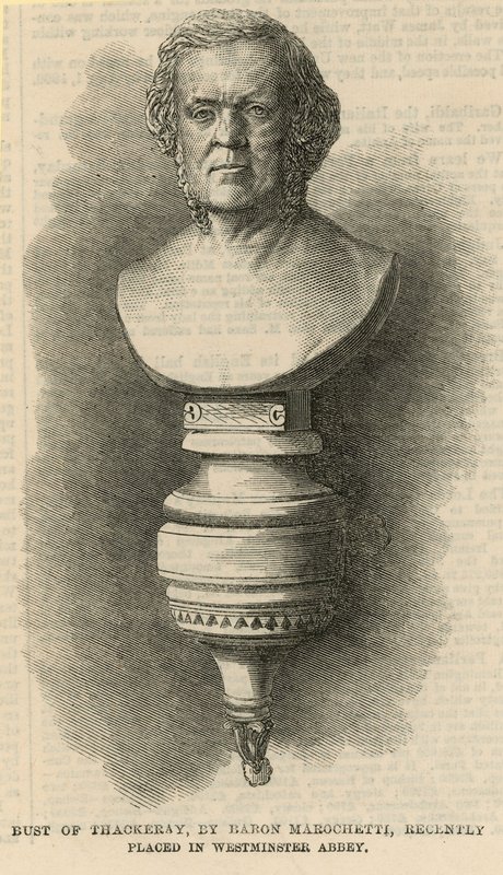 Thackeray büstü by English School