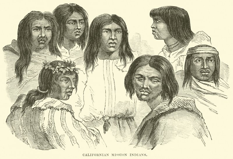 Kaliforniya Misyonu Kızılderilileri by English School
