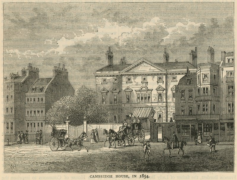 1854 yılında Cambridge Evi by English School