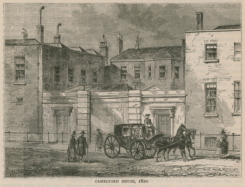 Camelford Evi, Londra, 1820 by English School