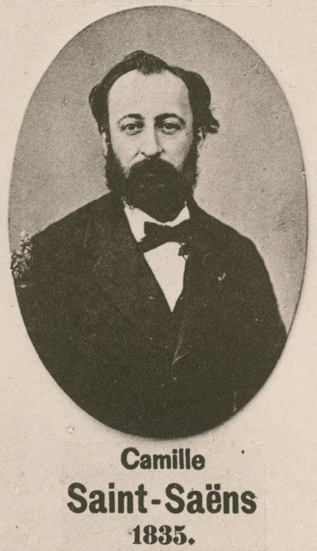 Camille Saint-Saens (gravür) by English School