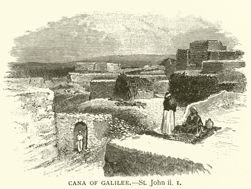 Celile Cana, St John, ii by English School