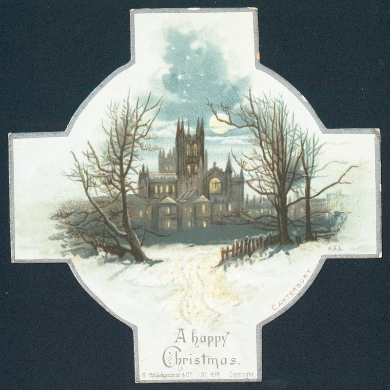 Canterbury Katedrali, Noel Kartı by English School