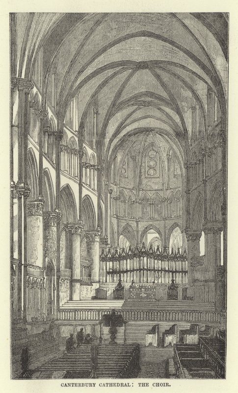 Canterbury Katedrali, koro by English School