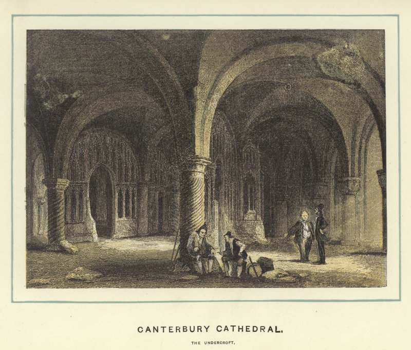 Canterbury Katedrali, yeraltı by English School