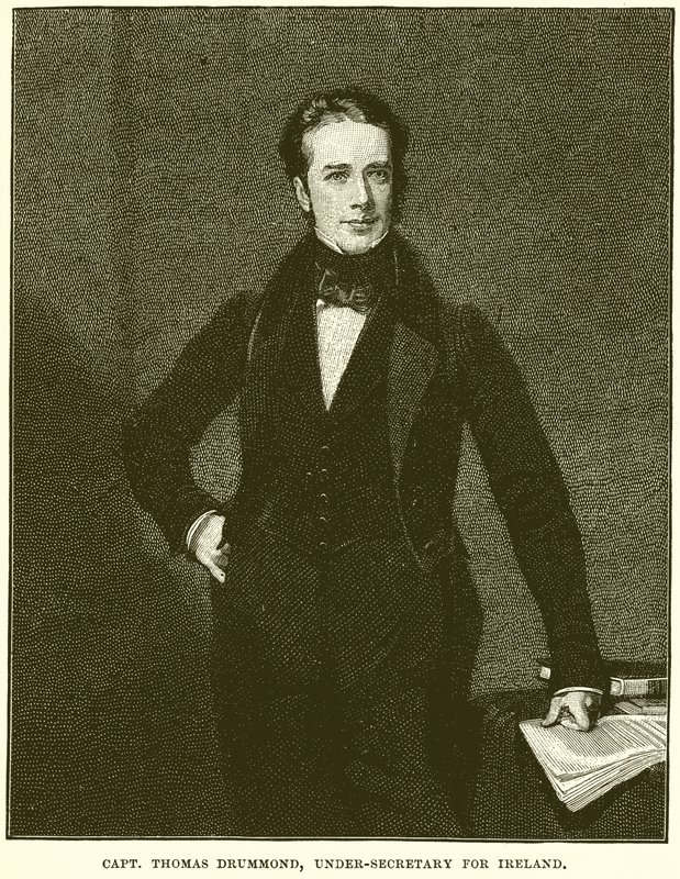 İrlanda Müsteşarı Yüzbaşı Thomas Drummond by English School