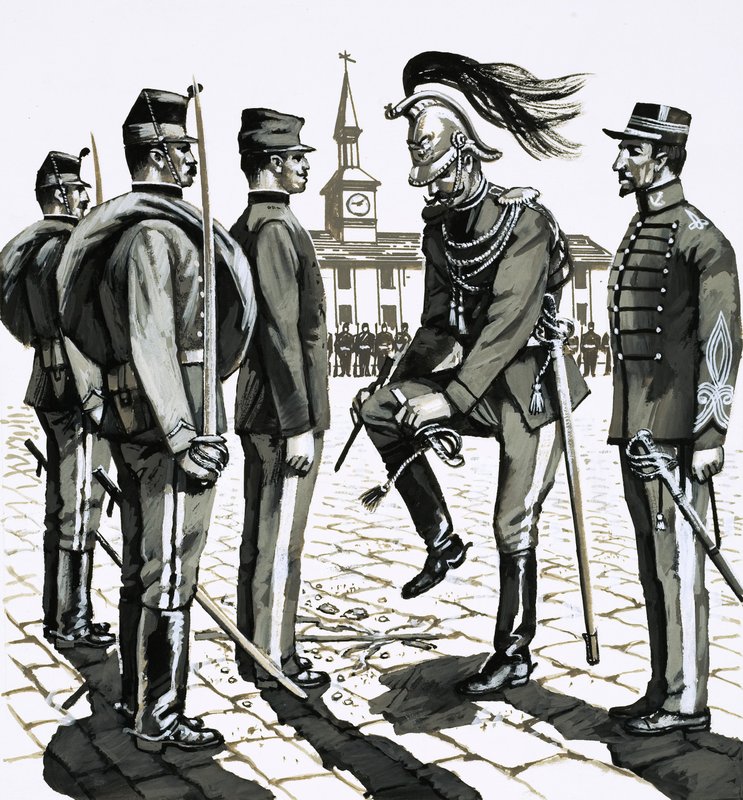 Kaptan Dreyfus bir hain olarak damgalanır ve Şeytan Adası